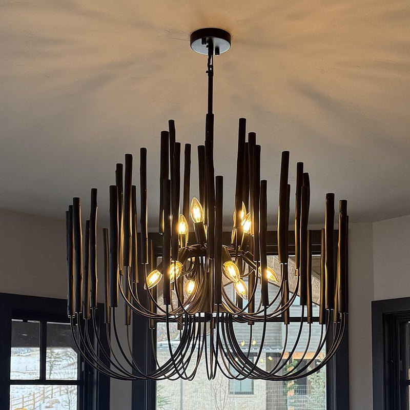Xantir Postmodern Luxury Wood Chandelier