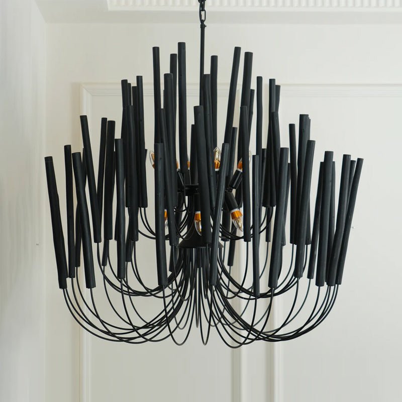 Xantir Postmodern Luxury Wood Chandelier