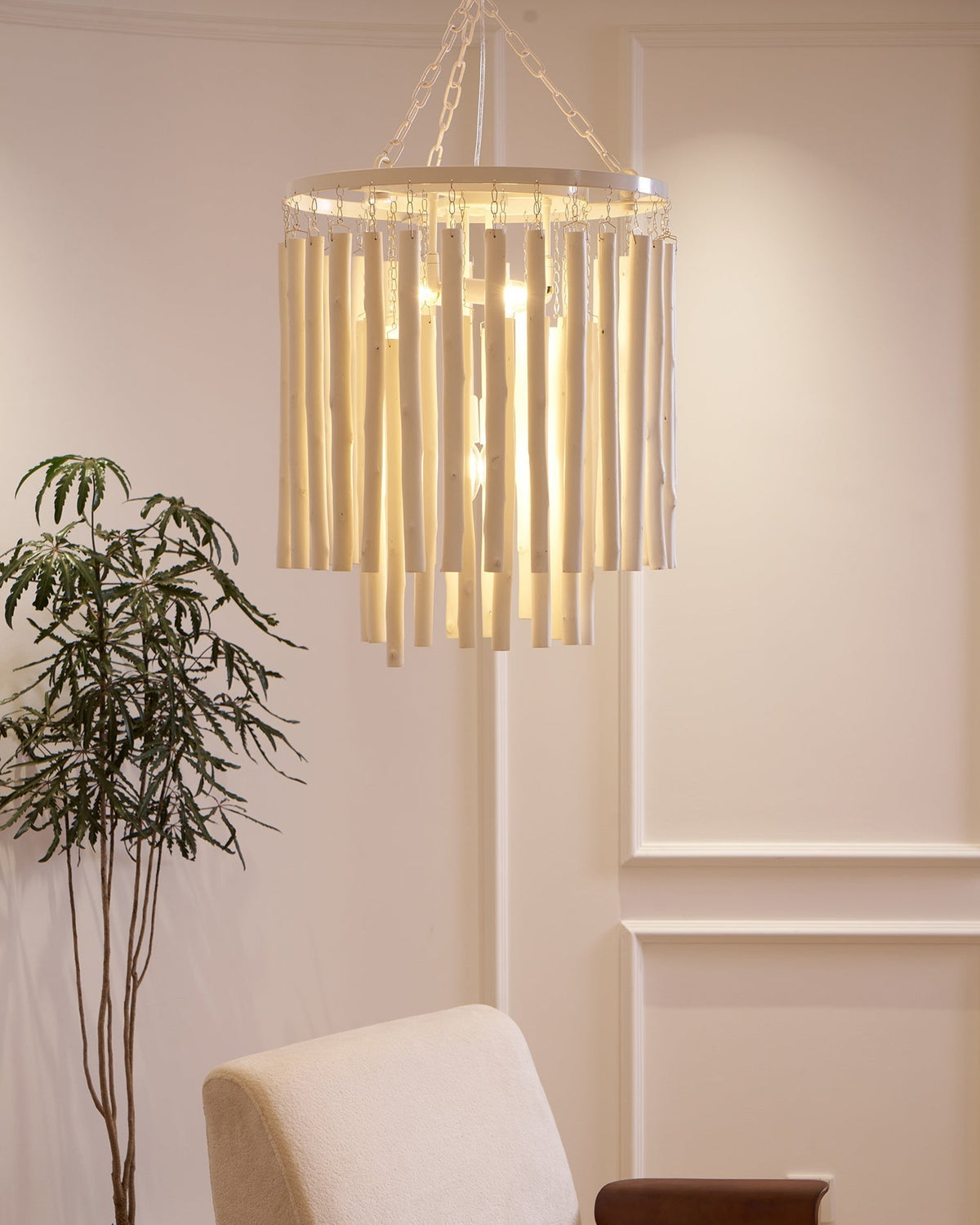 Xantir Postmodern Luxury Wood Chandelier