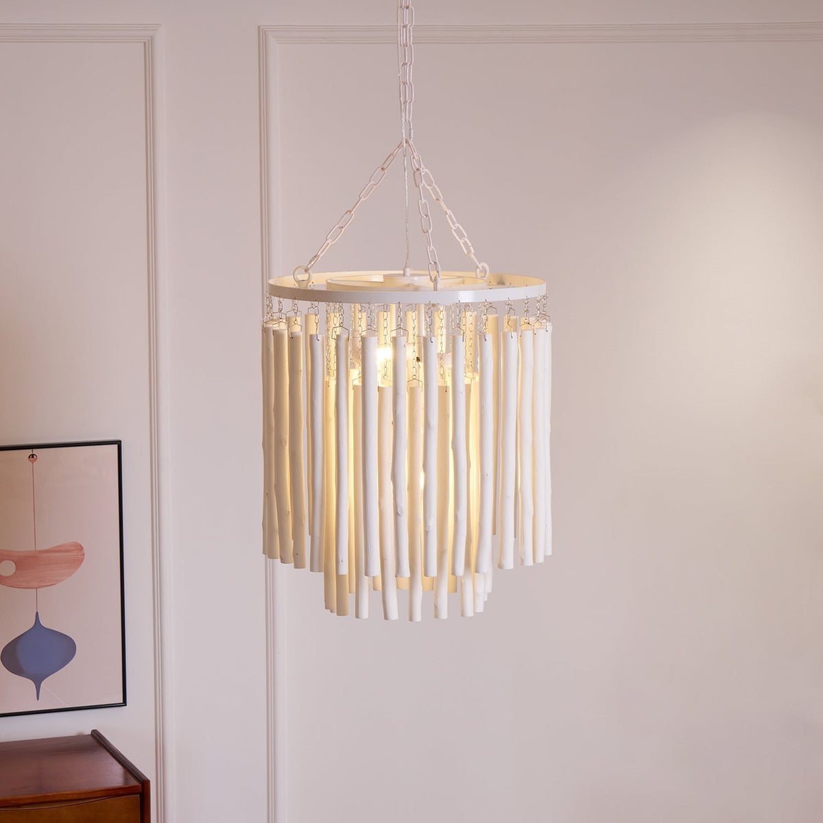 Xantir Postmodern Luxury Wood Chandelier