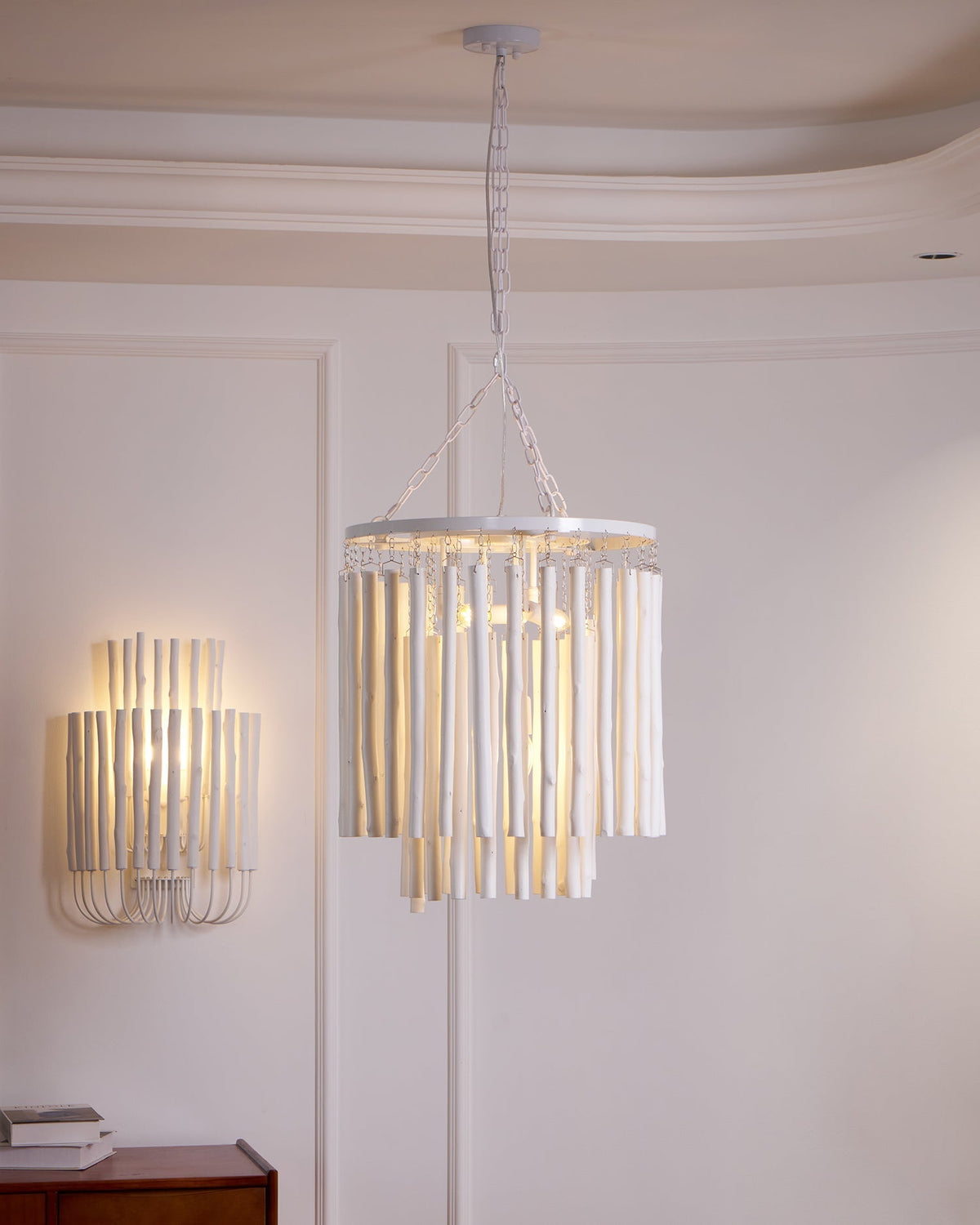 Xantir Postmodern Luxury Wood Chandelier