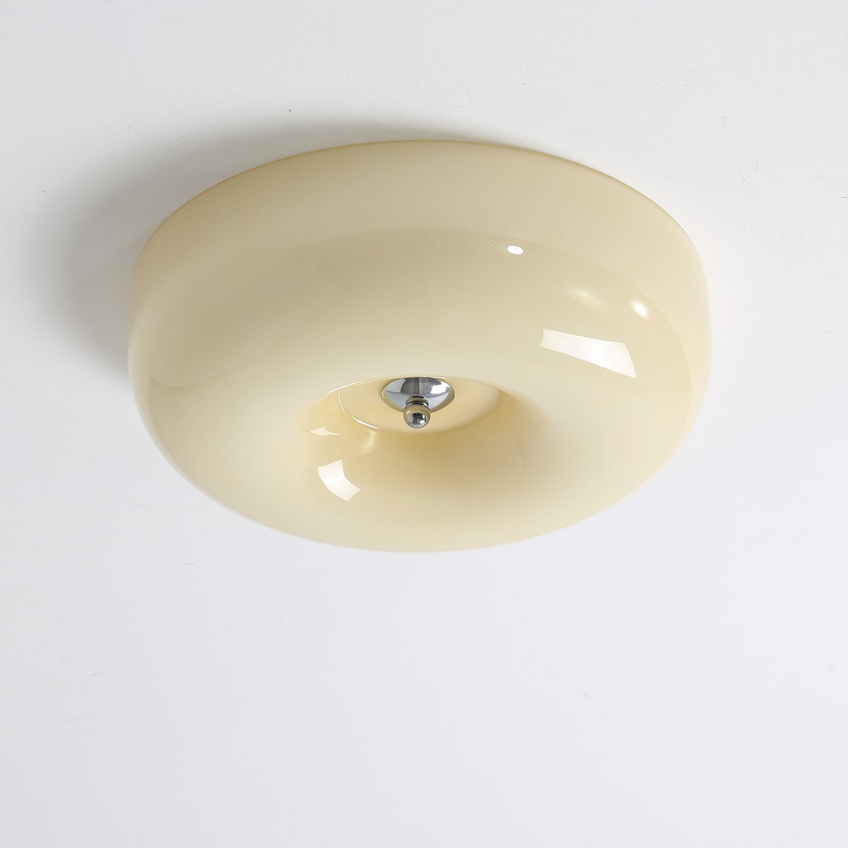 Cam Modern Minimalist Swirl Glass Ceiling Lamp