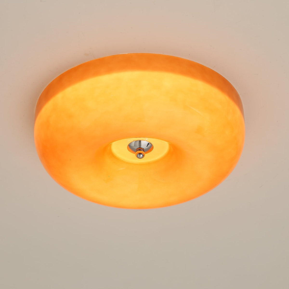 Cam Modern Minimalist Swirl Glass Ceiling Lamp