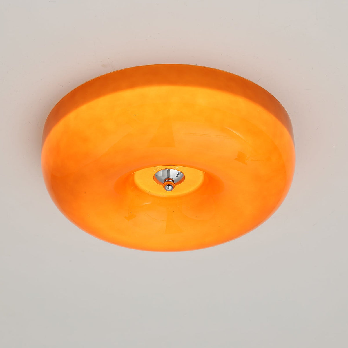 Cam Modern Minimalist Swirl Glass Ceiling Lamp