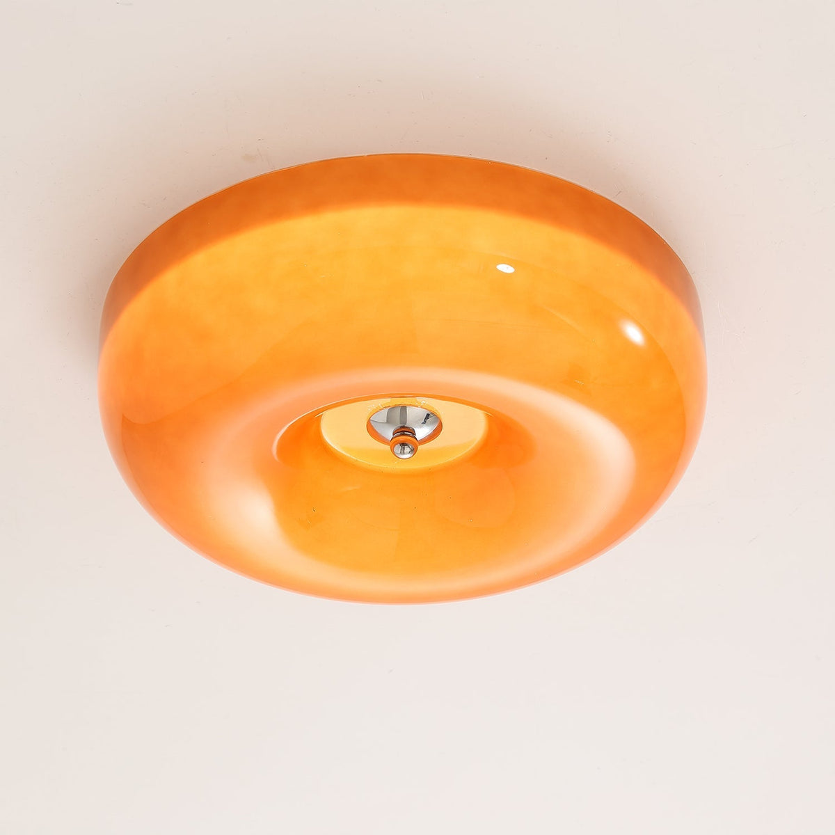 Cam Modern Minimalist Swirl Glass Ceiling Lamp