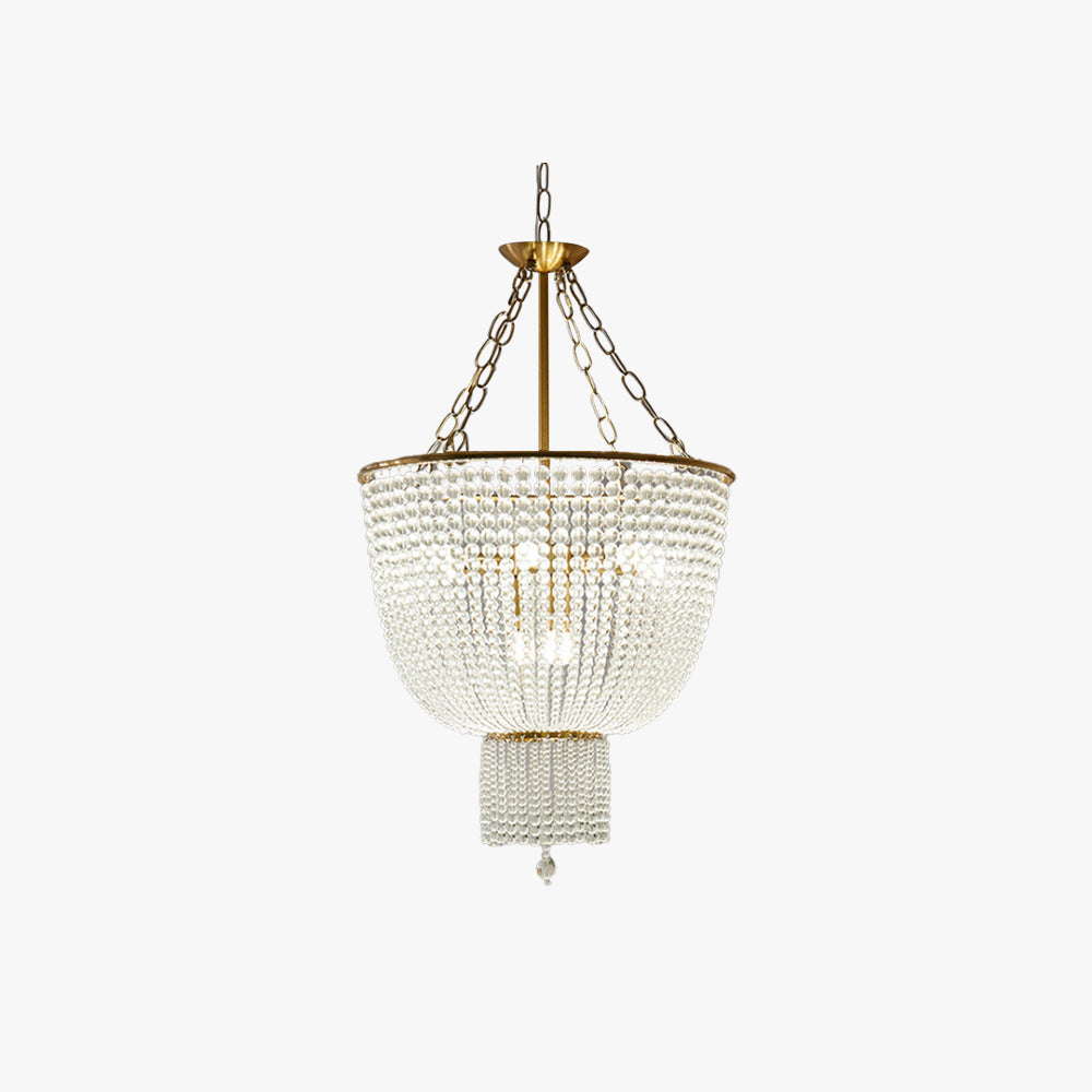 Wagulim Modern LED Chandelier Gold Crystal Living Room/Bedroom