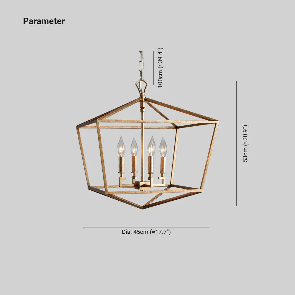 Wokuber Design Pendant Light Black/Brass/Grey Bedroom/Living Room