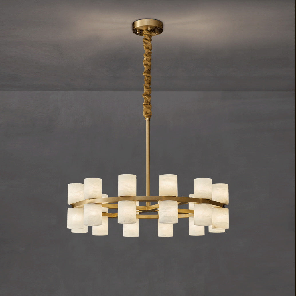 Etalir Postmodern Luxury Alabaster Chandelier