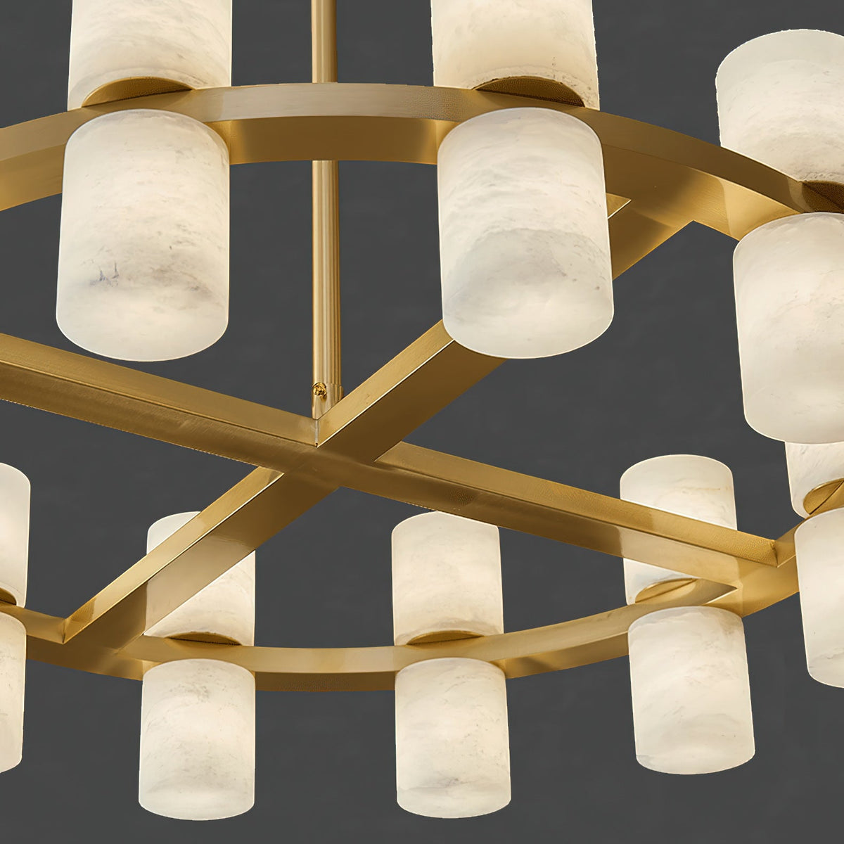 Etalir Postmodern Luxury Alabaster Chandelier