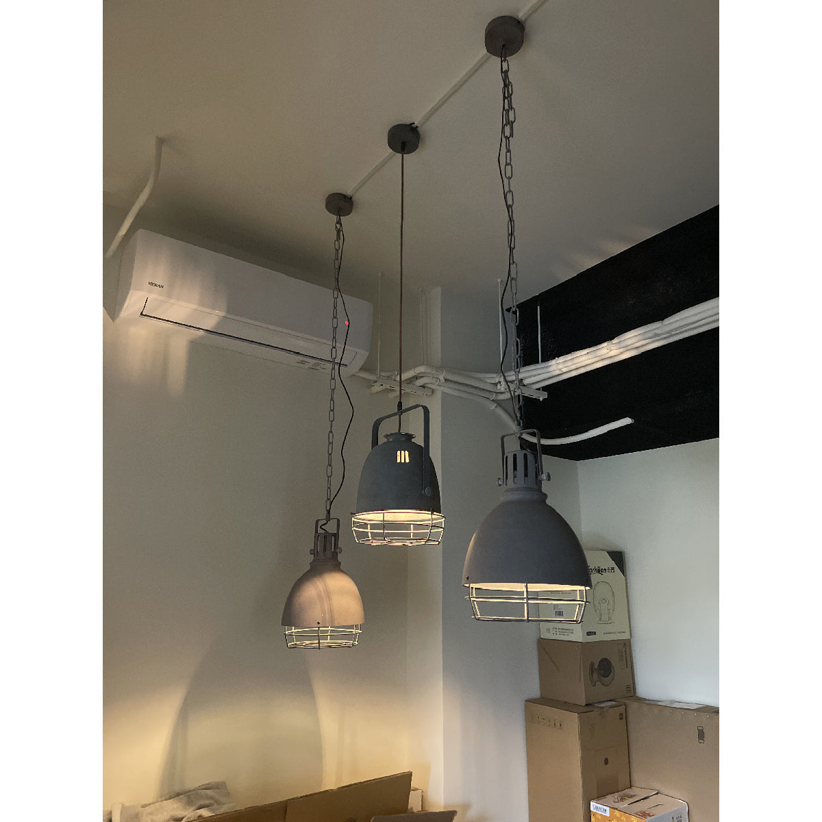 Evvynen Vintage Industrial Pendant Light