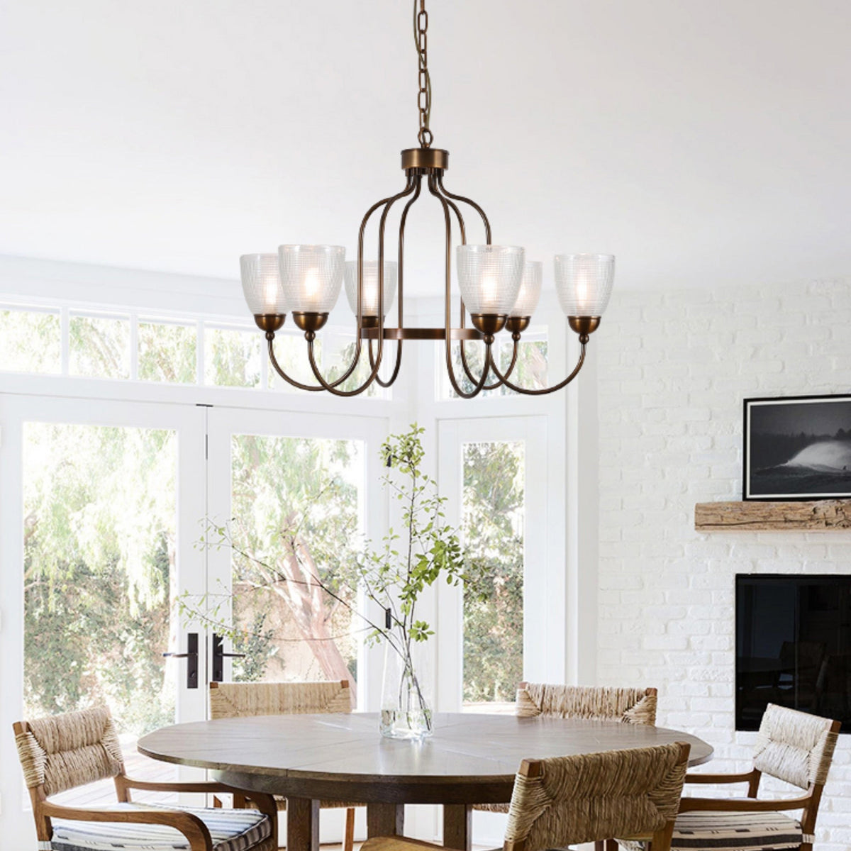 Caraeara Postmodern Luxury Glass Chandelier