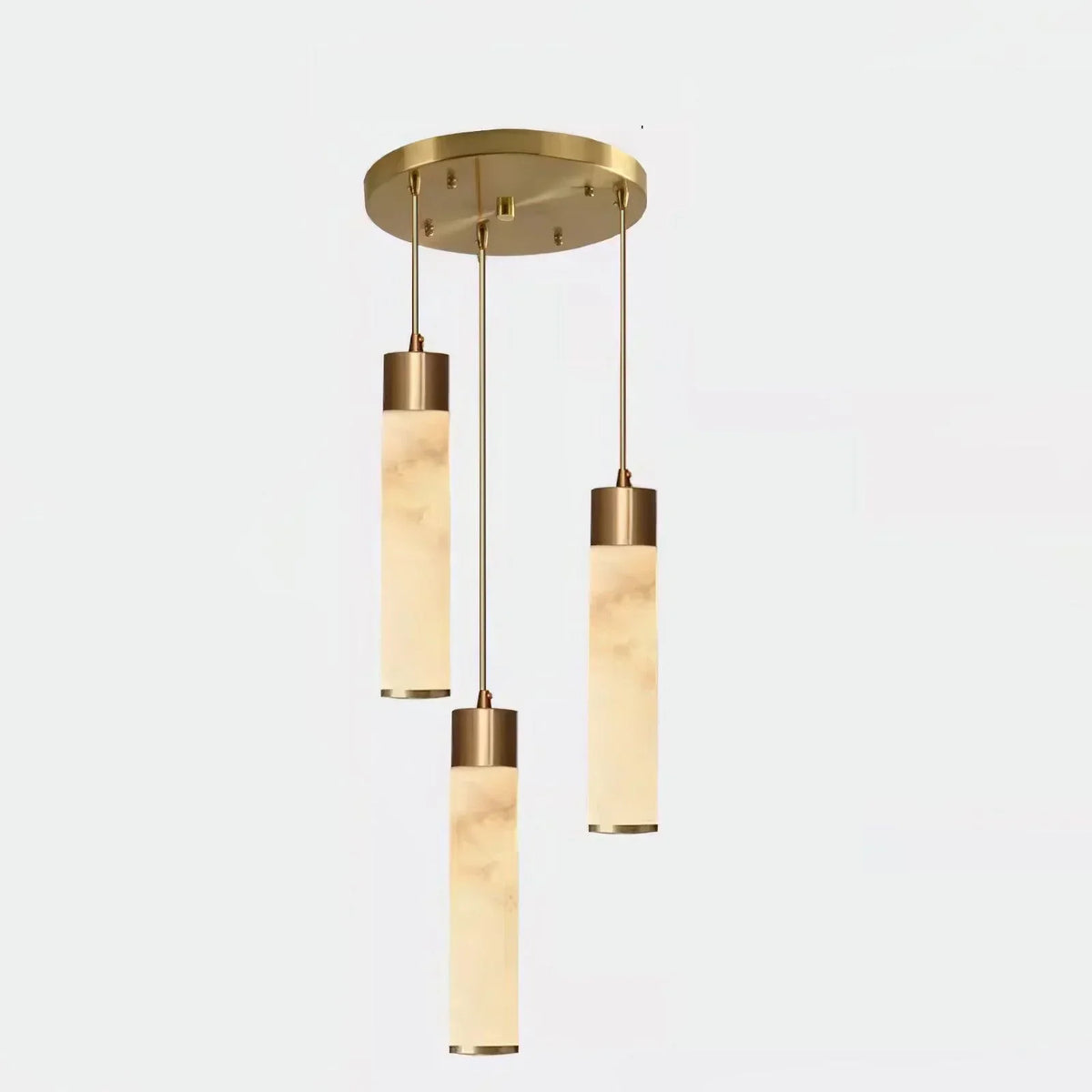 Jumavim White Alabaster Pendant Light