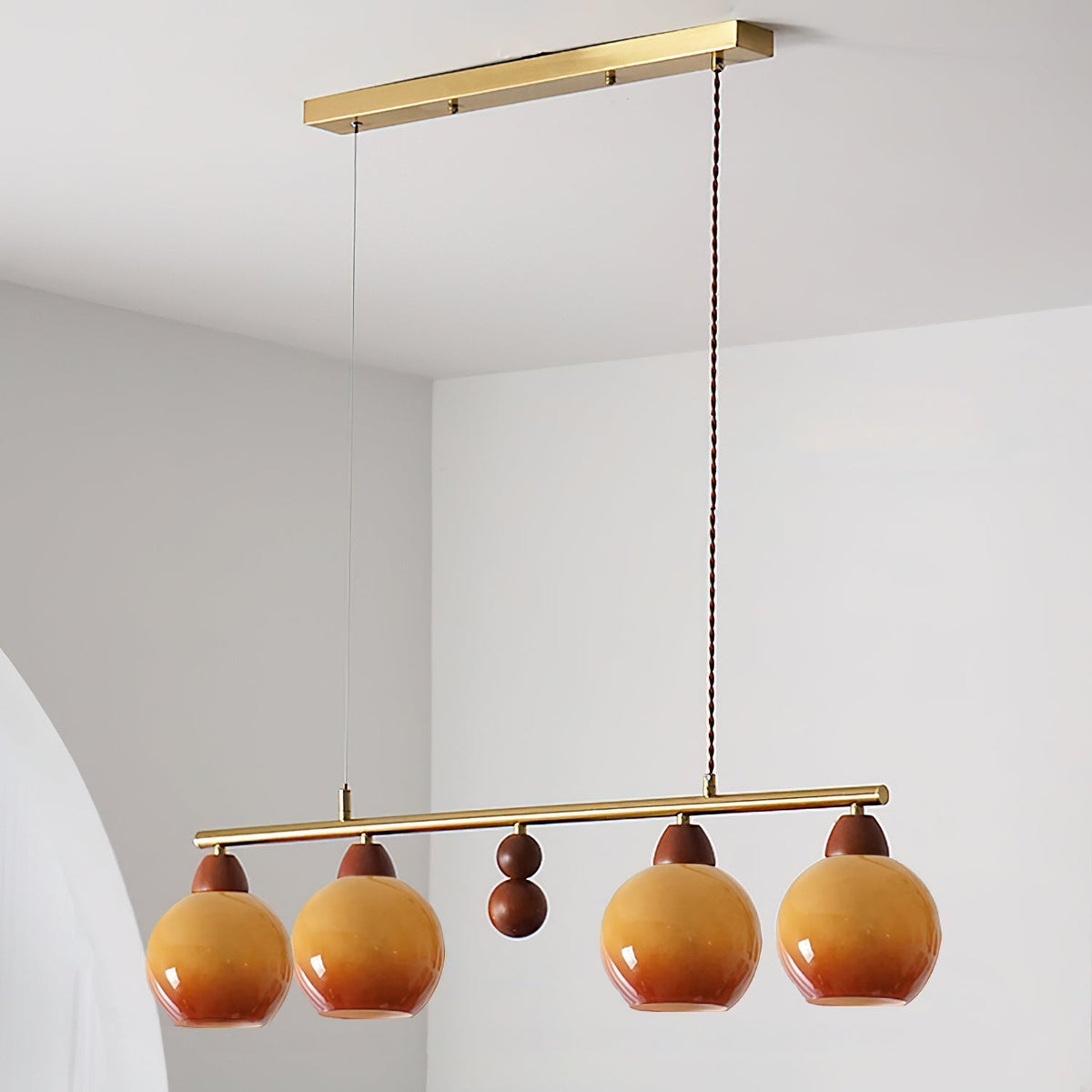 Lioruella Hand-blown Glass Chandelier