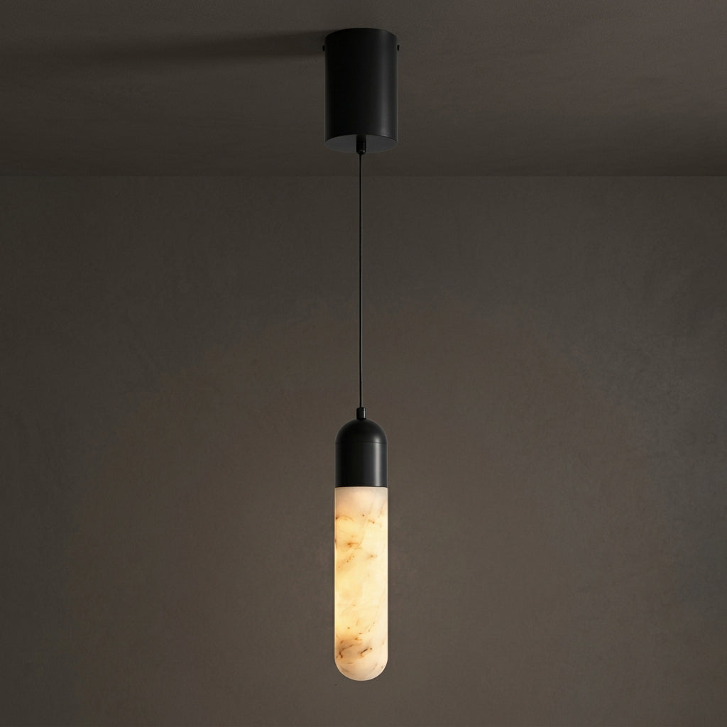 Loxcombe Alabaster Pendant Light