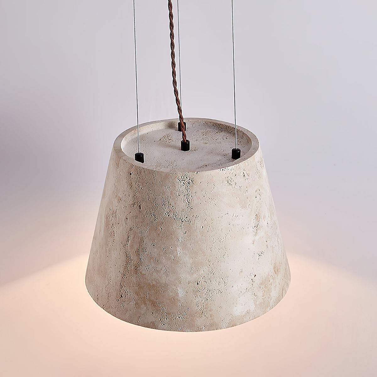 Ovelir Travertine Pendant Lamp