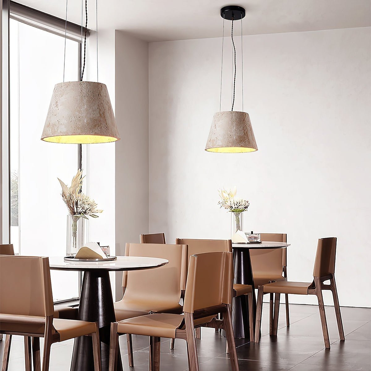 Ovelir Travertine Pendant Lamp