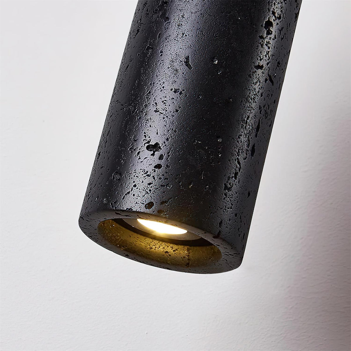 Nerova Pendant Light Travertine Wood Minimalist