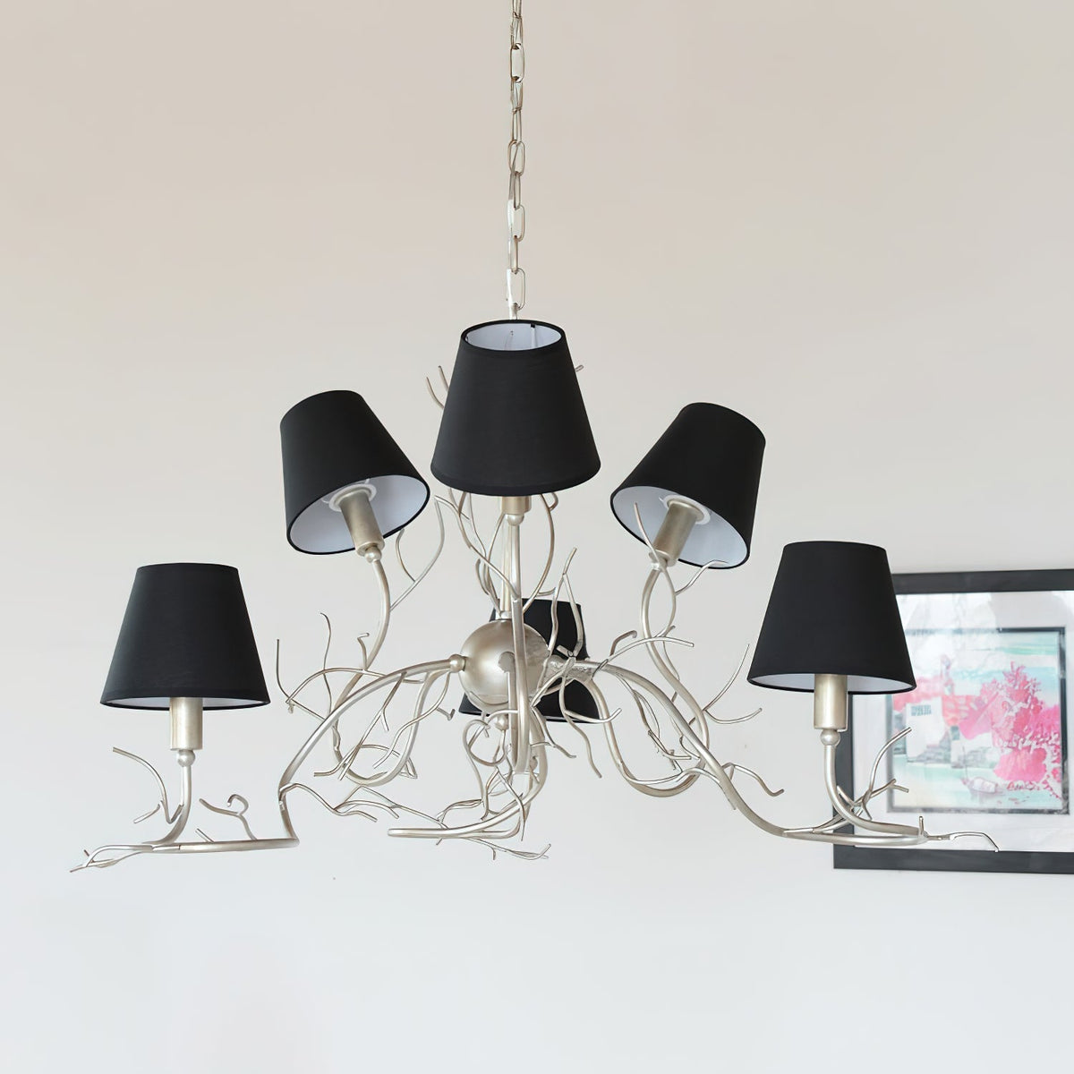 Olsolan Postmodern Luxury Fabric Crystal Chandelier