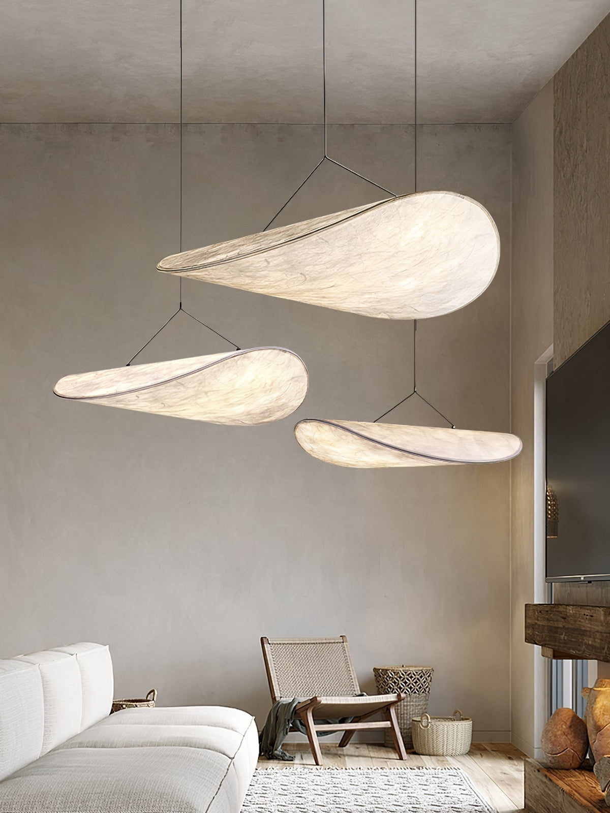 Twist Pendant Contemporary Swag Light