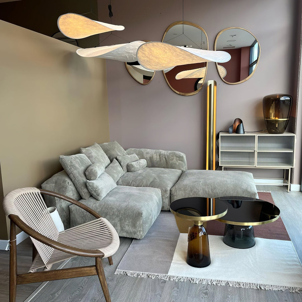 Twist Pendant Contemporary Swag Light