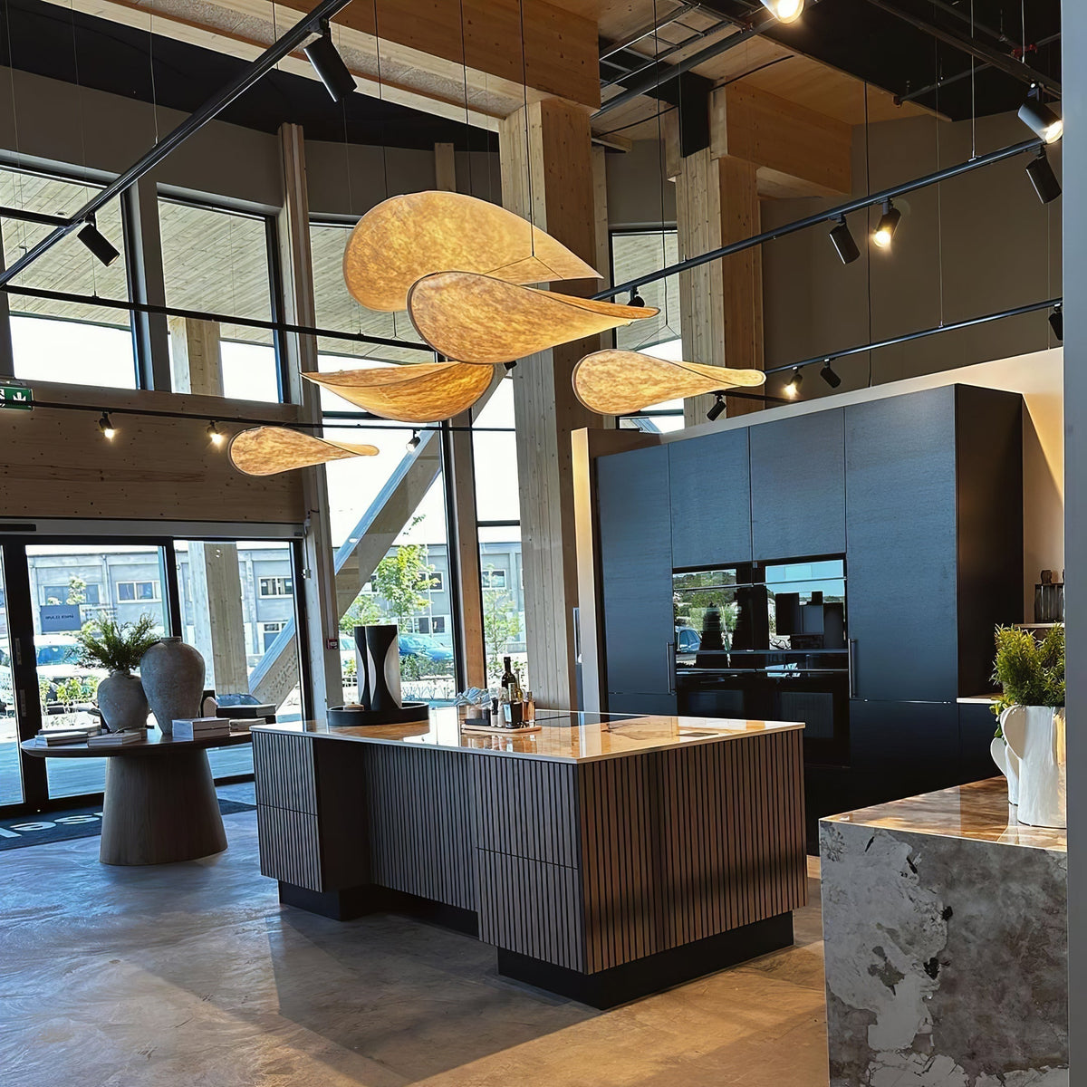 Twist Pendant Contemporary Swag Light