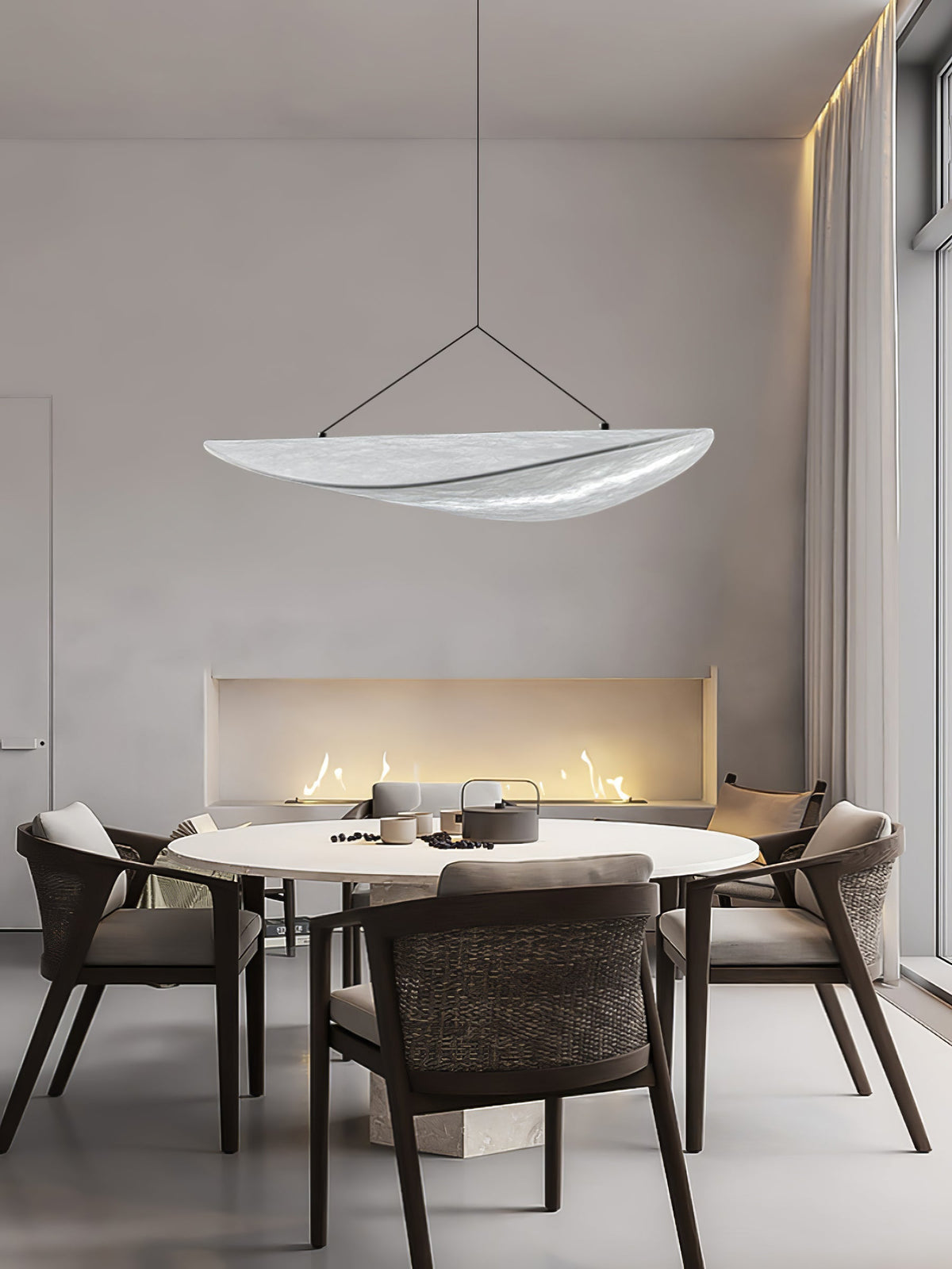 Twist Pendant Contemporary Swag Light