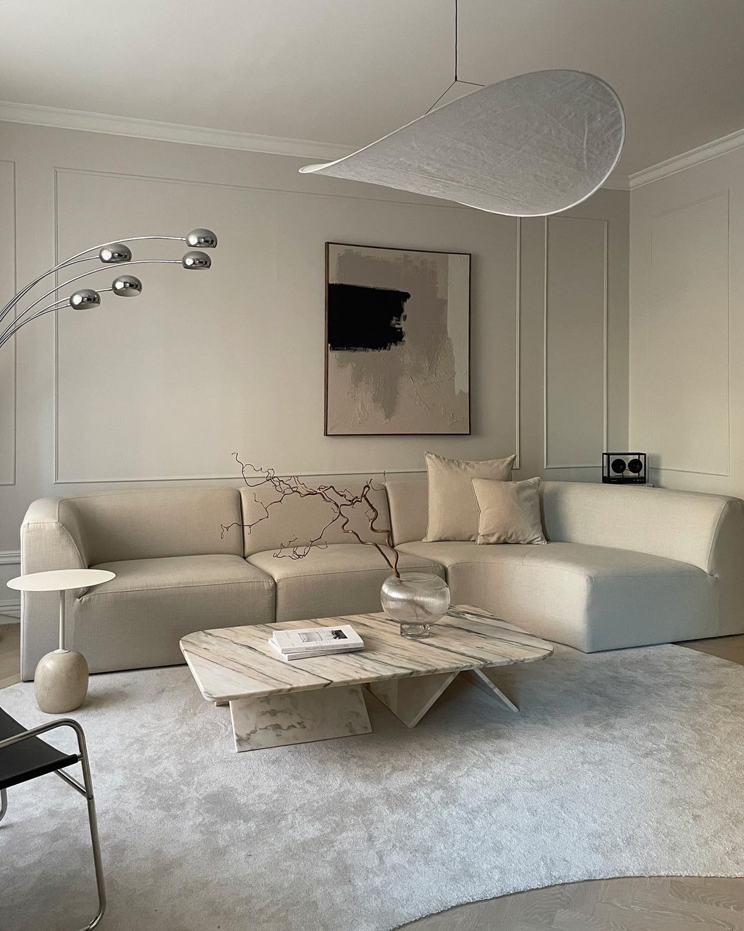 Luminette Minimalist Silk Pendant Light