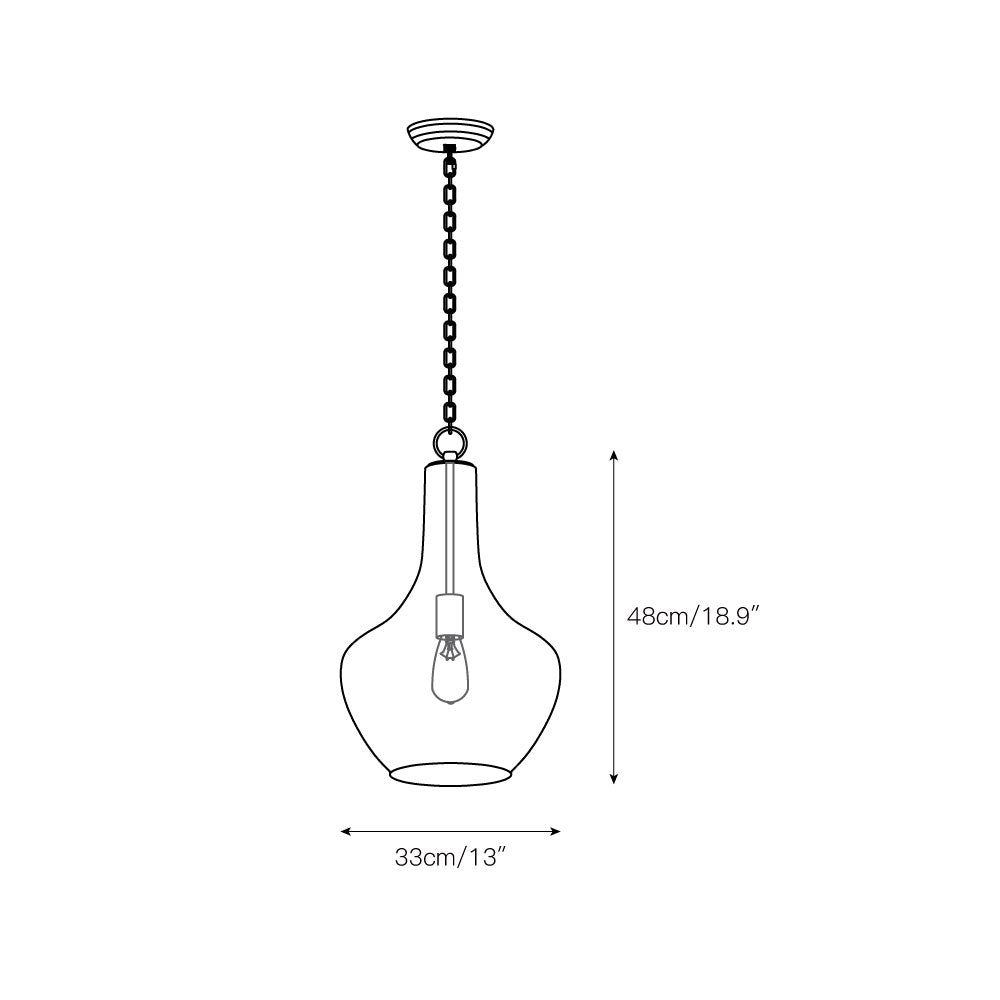 Avenila Glass Pendant Lamp