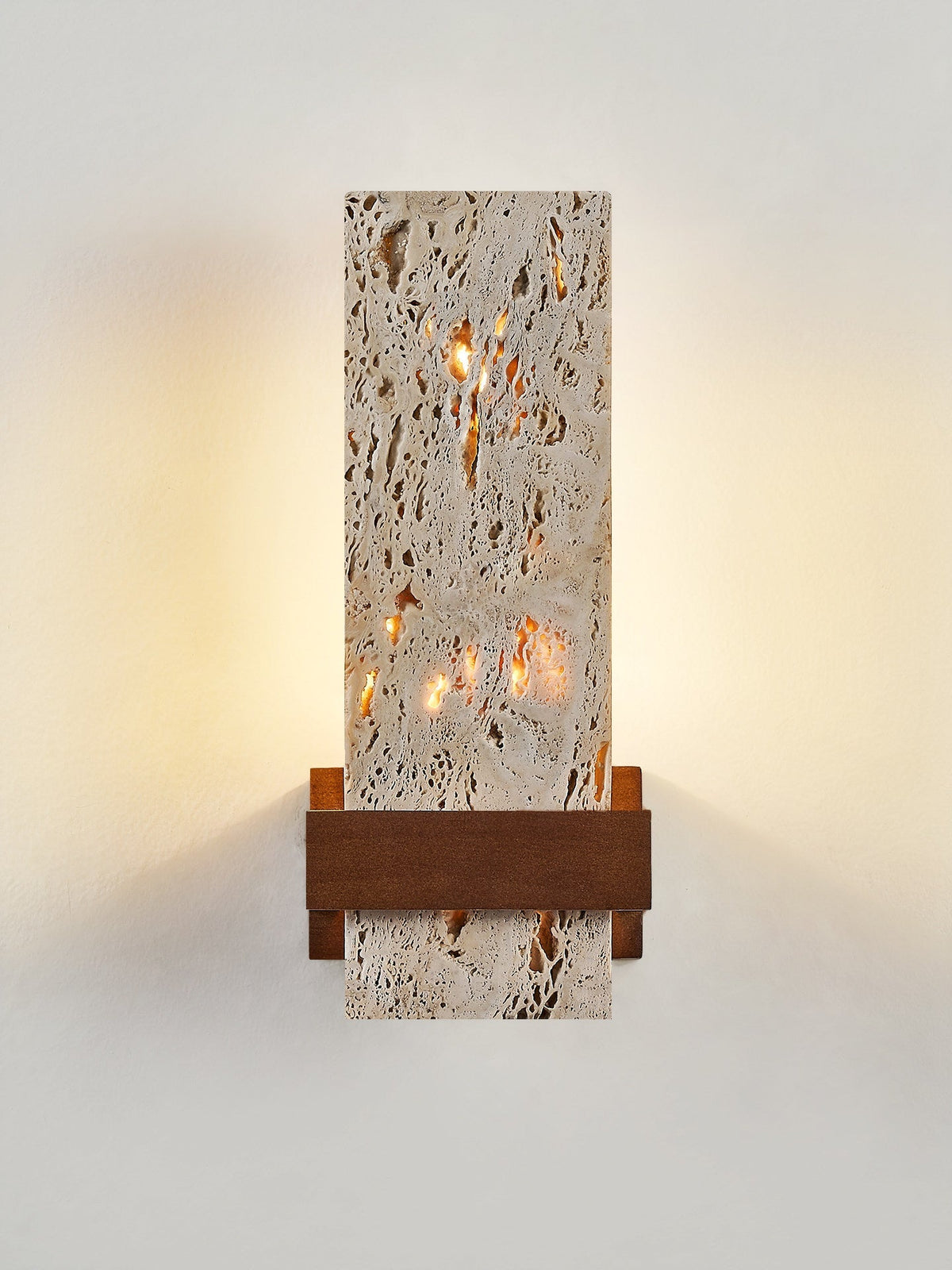 Brann Terra Travertine Wall Light