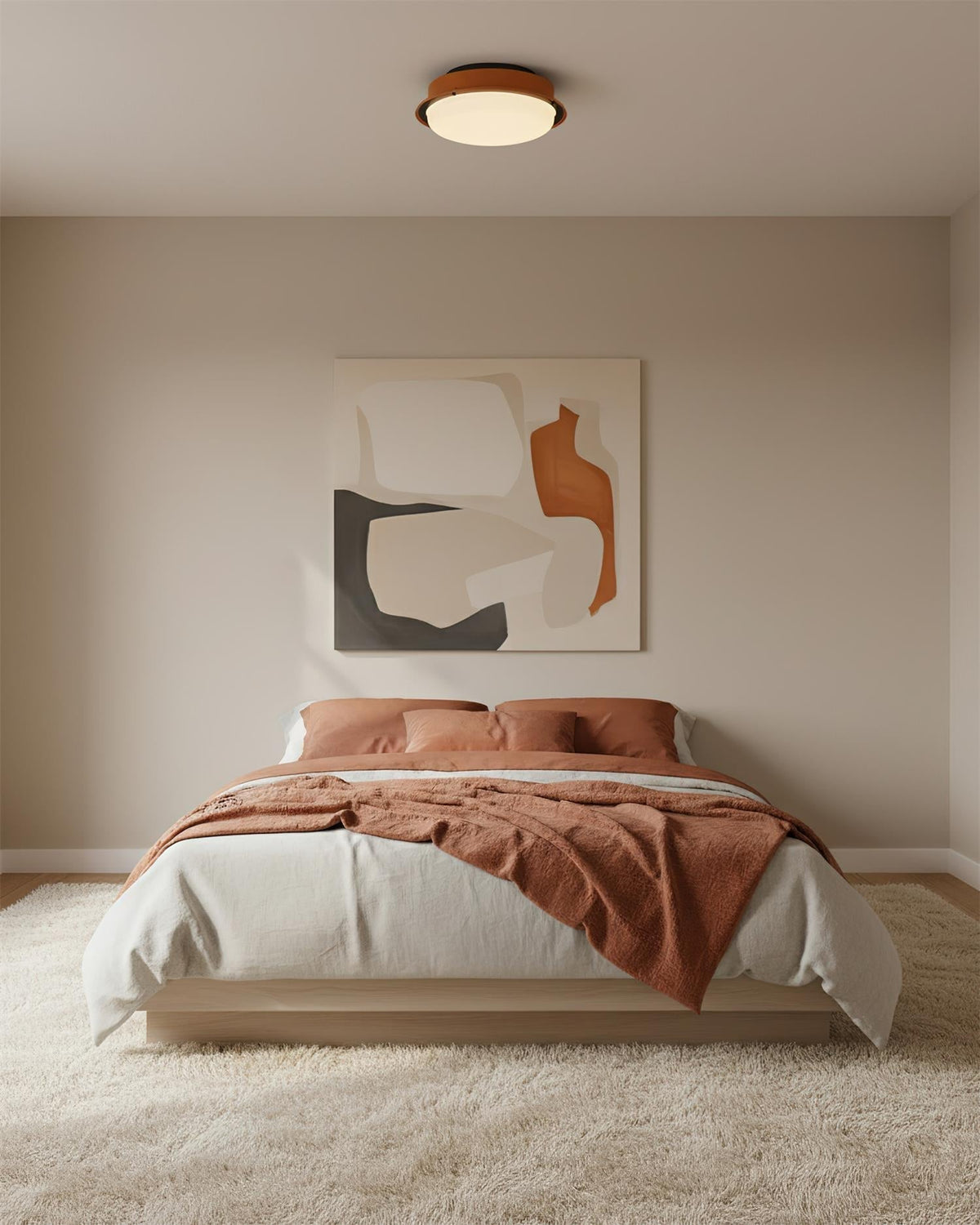 Orelelel Flush Mount Ceiling Lamp