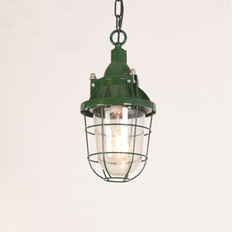 Vemiryra Vintage Industrial Green Pendant Light