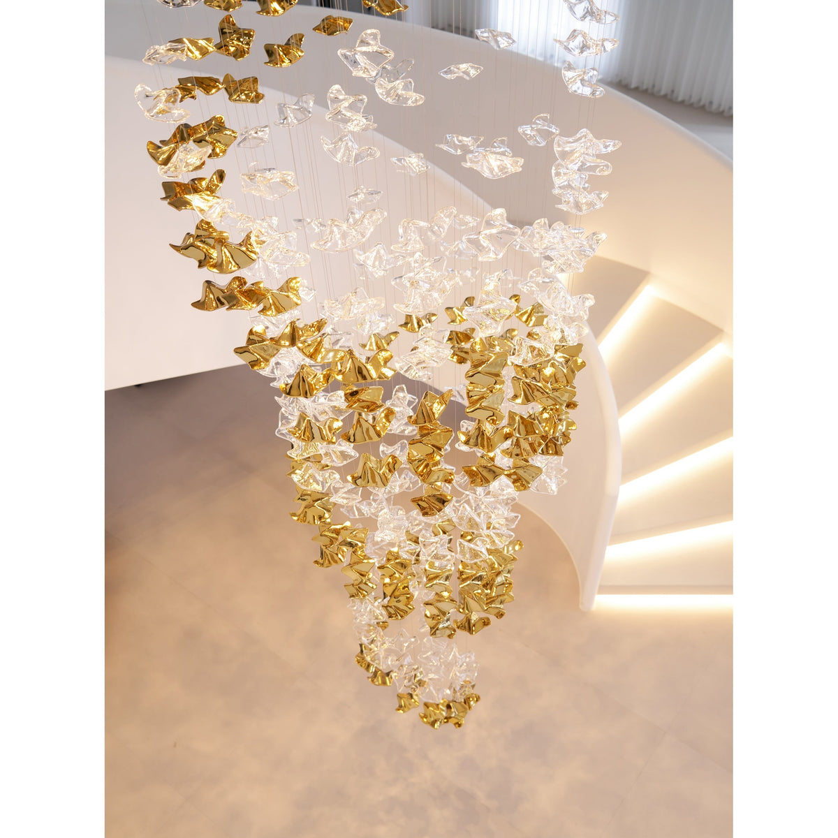 Lioreora Art Glass Chandelier