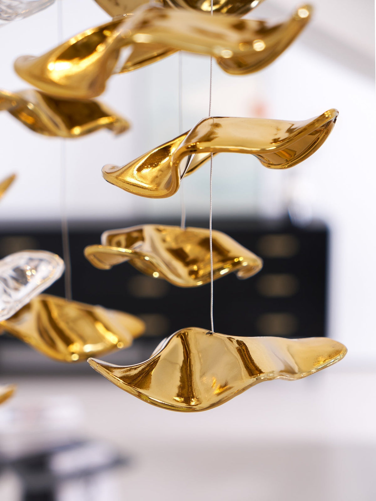 Lioreora Art Glass Chandelier
