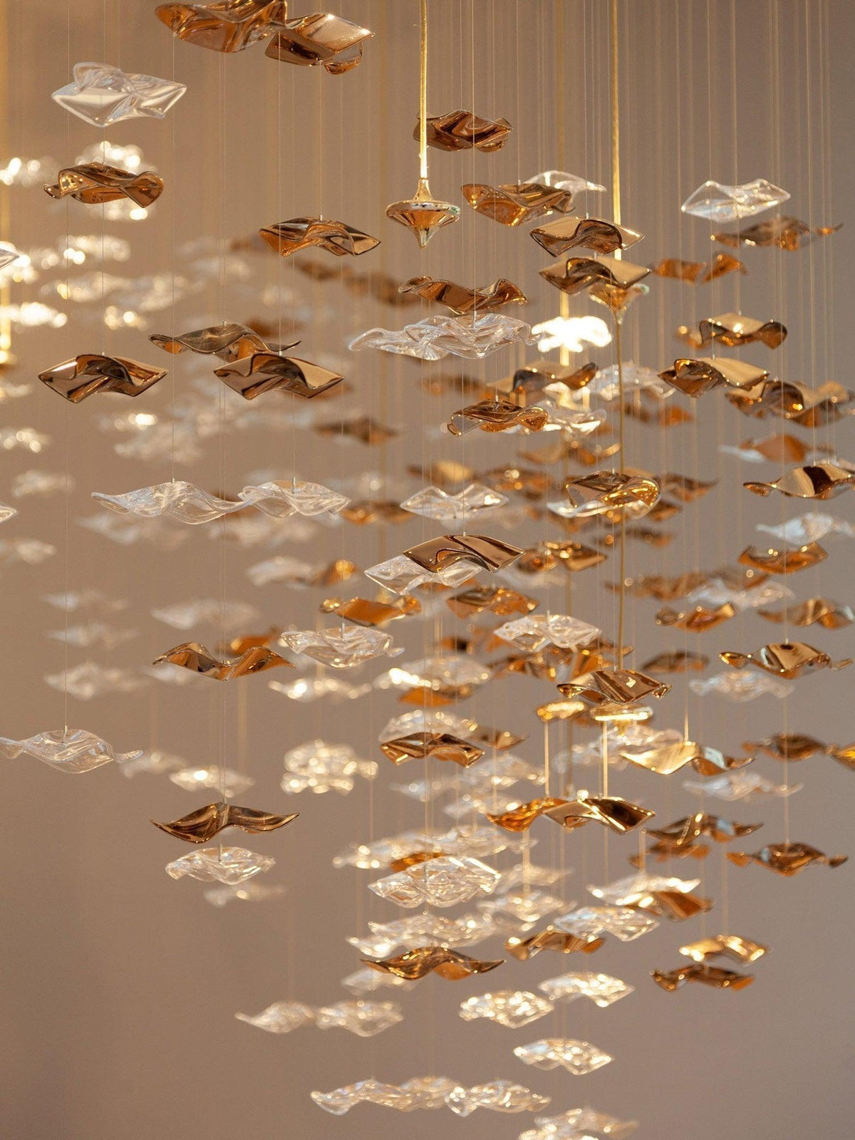 Lioreora Art Glass Chandelier