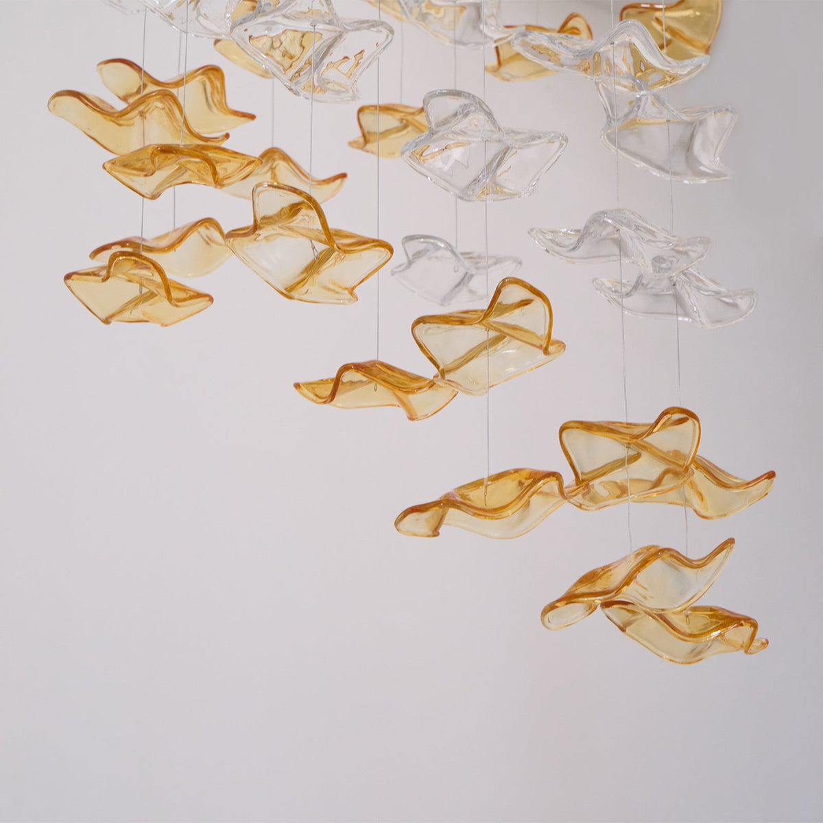 Lioreora Art Glass Chandelier