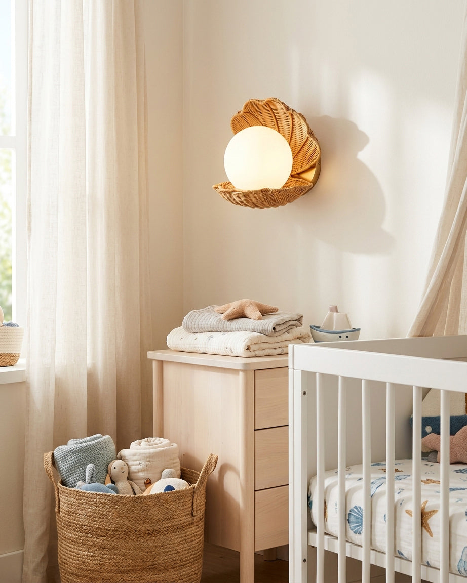 Oreleelia Seashell Wall Sconce