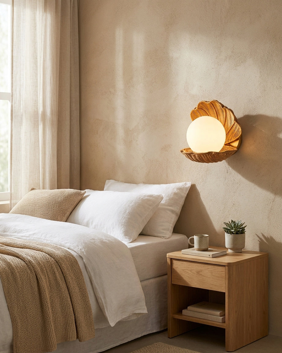 Oreleelia Seashell Wall Sconce