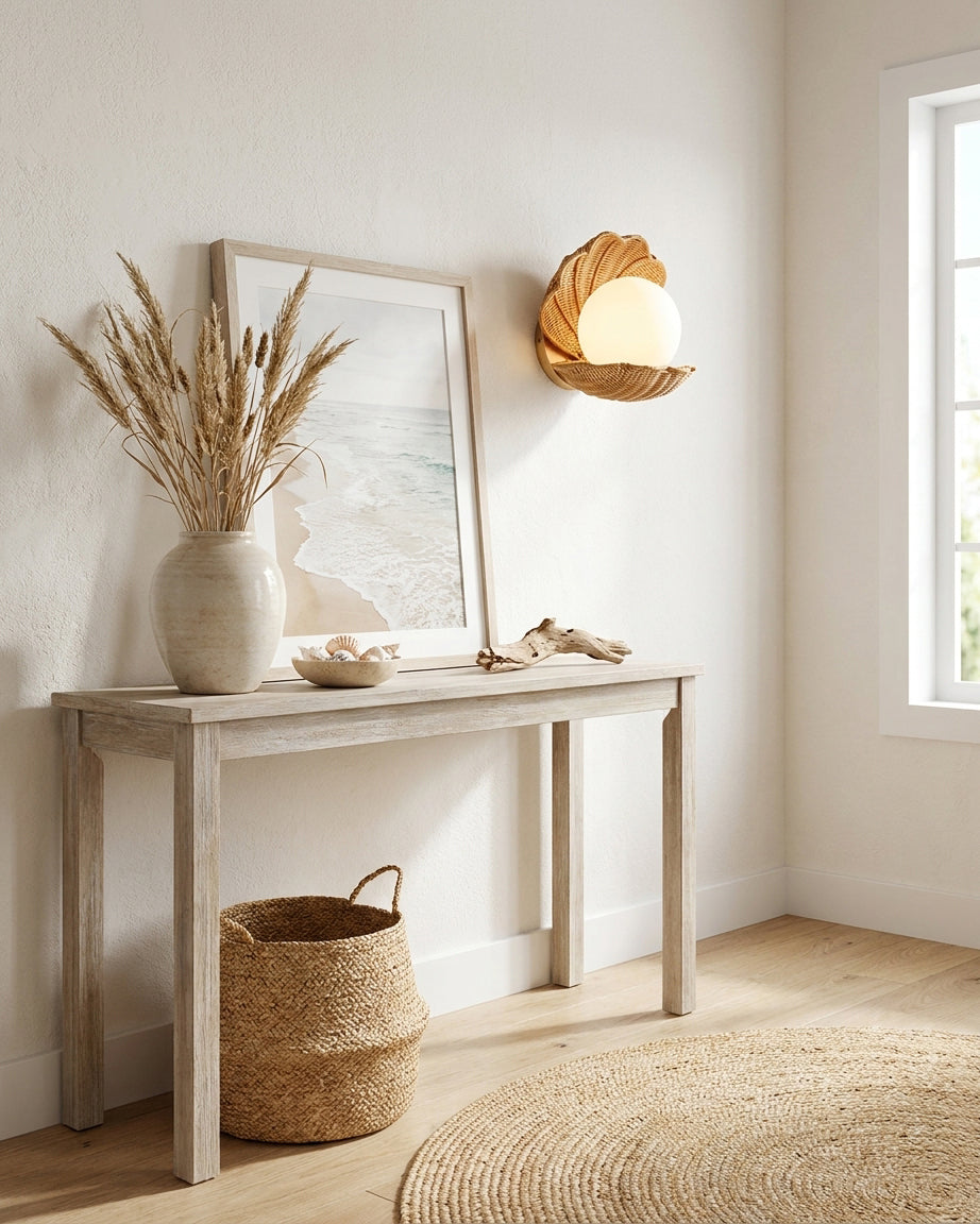 Oreleelia Seashell Wall Sconce