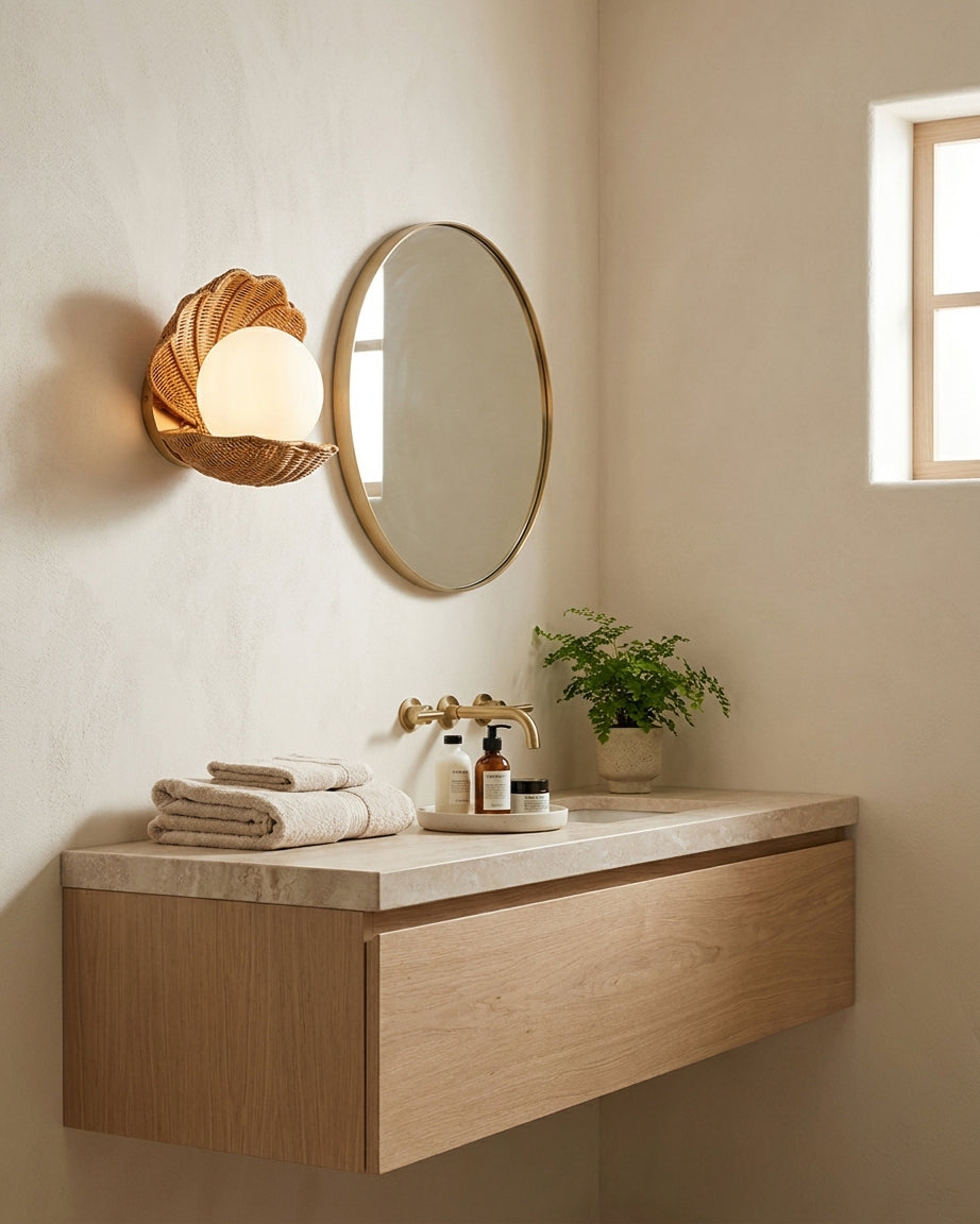 Oreleelia Seashell Wall Sconce