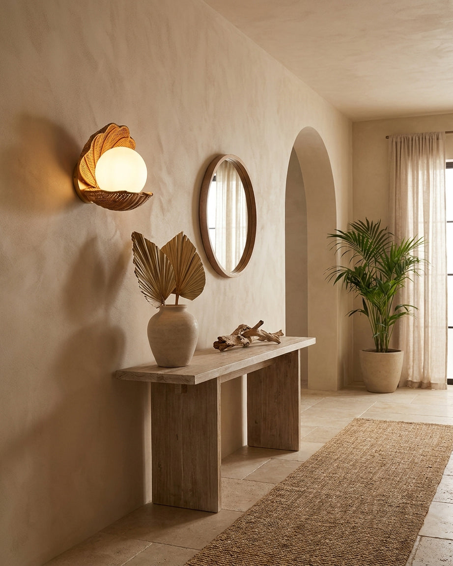 Oreleelia Seashell Wall Sconce