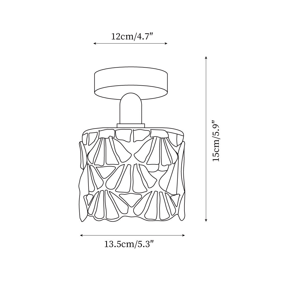 Dulesek Ceiling Light Glass
