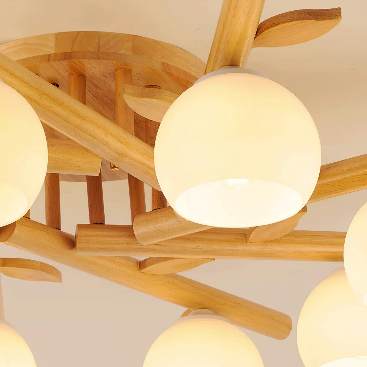Willow Wood Minimalist Ceiling Light