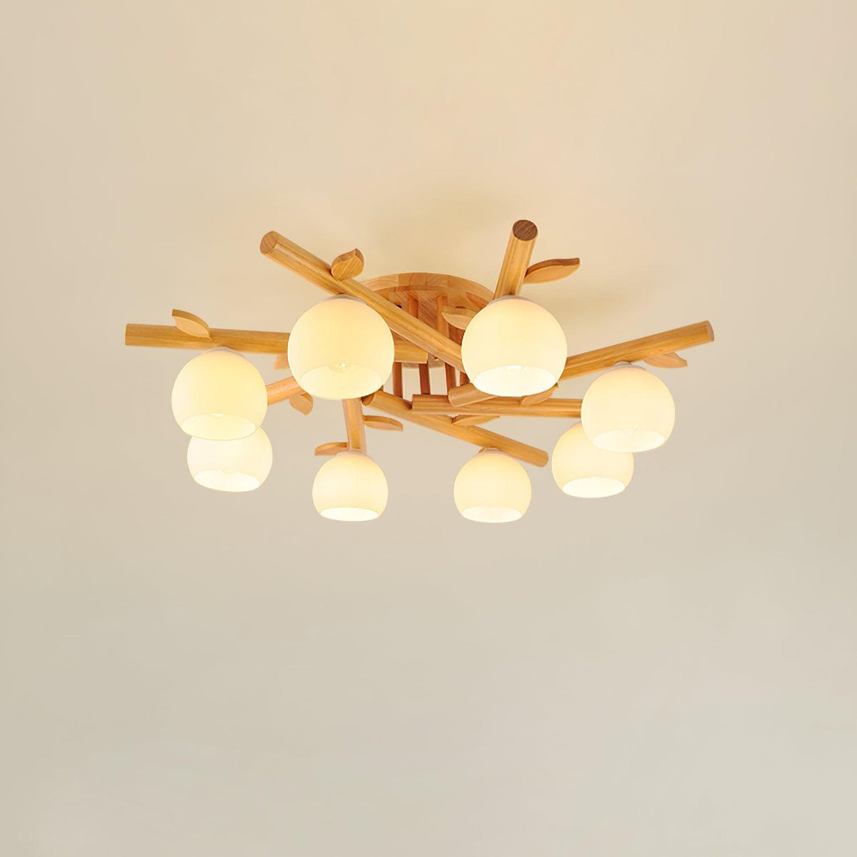 Willow Wood Minimalist Ceiling Light