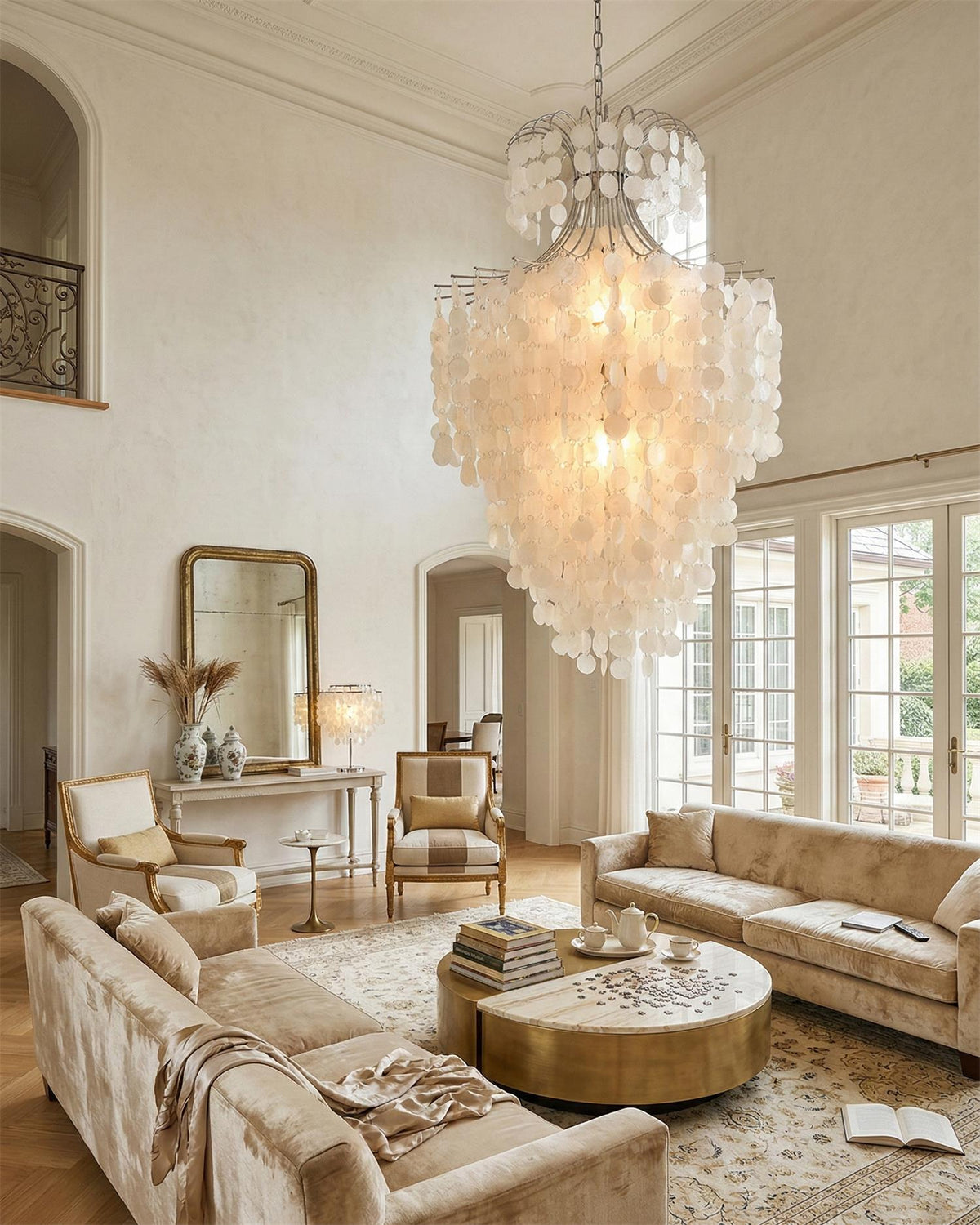 Coralian Shell Chandelier