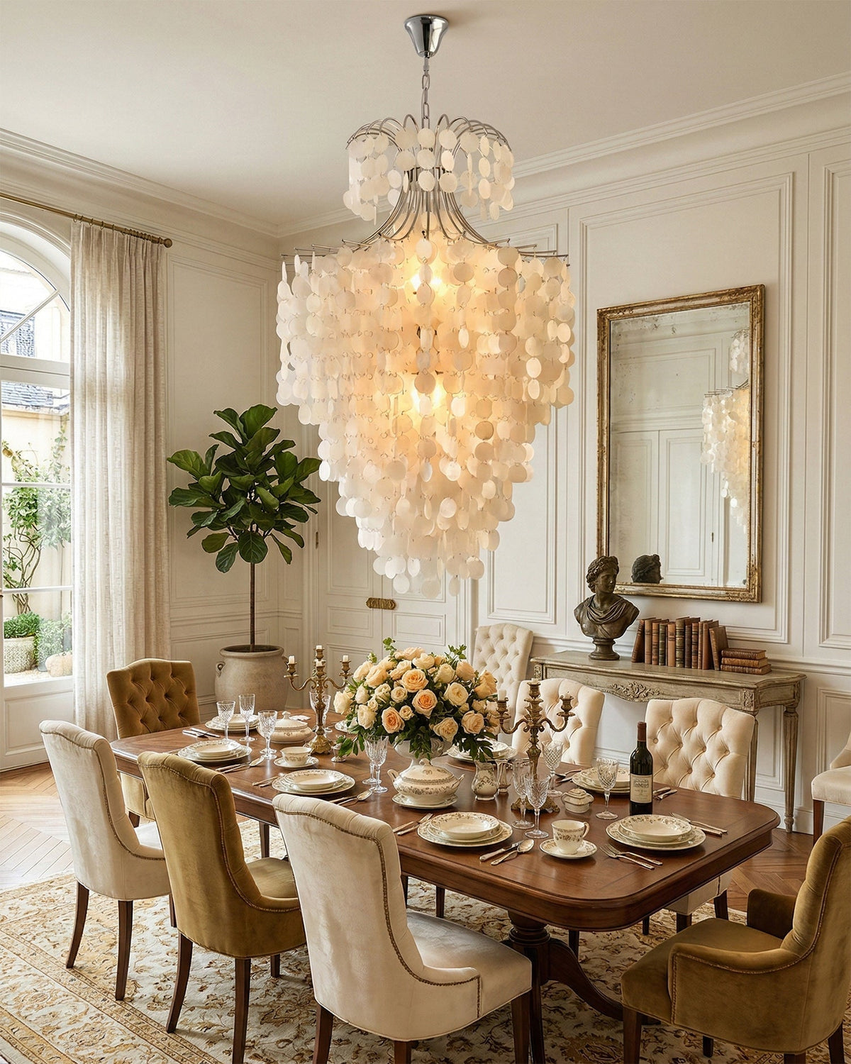 Coralian Shell Chandelier