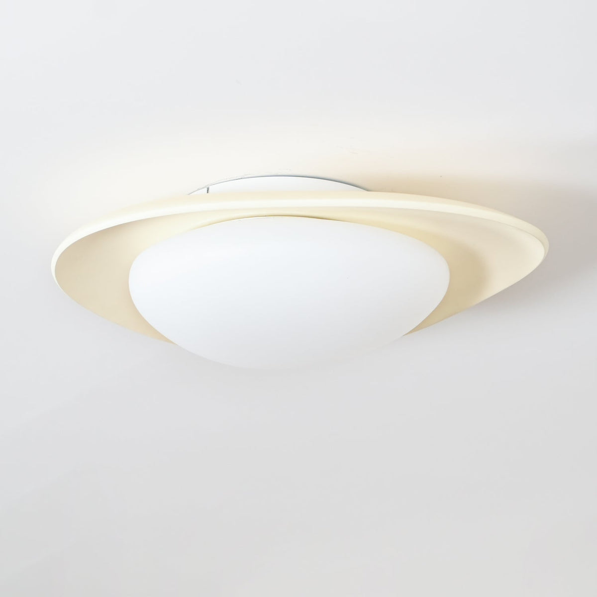 Zupudek Ceiling Lamp Green&Beige Pebble Shape