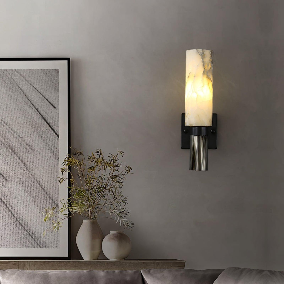 Aveninette Alabaster Wall Light