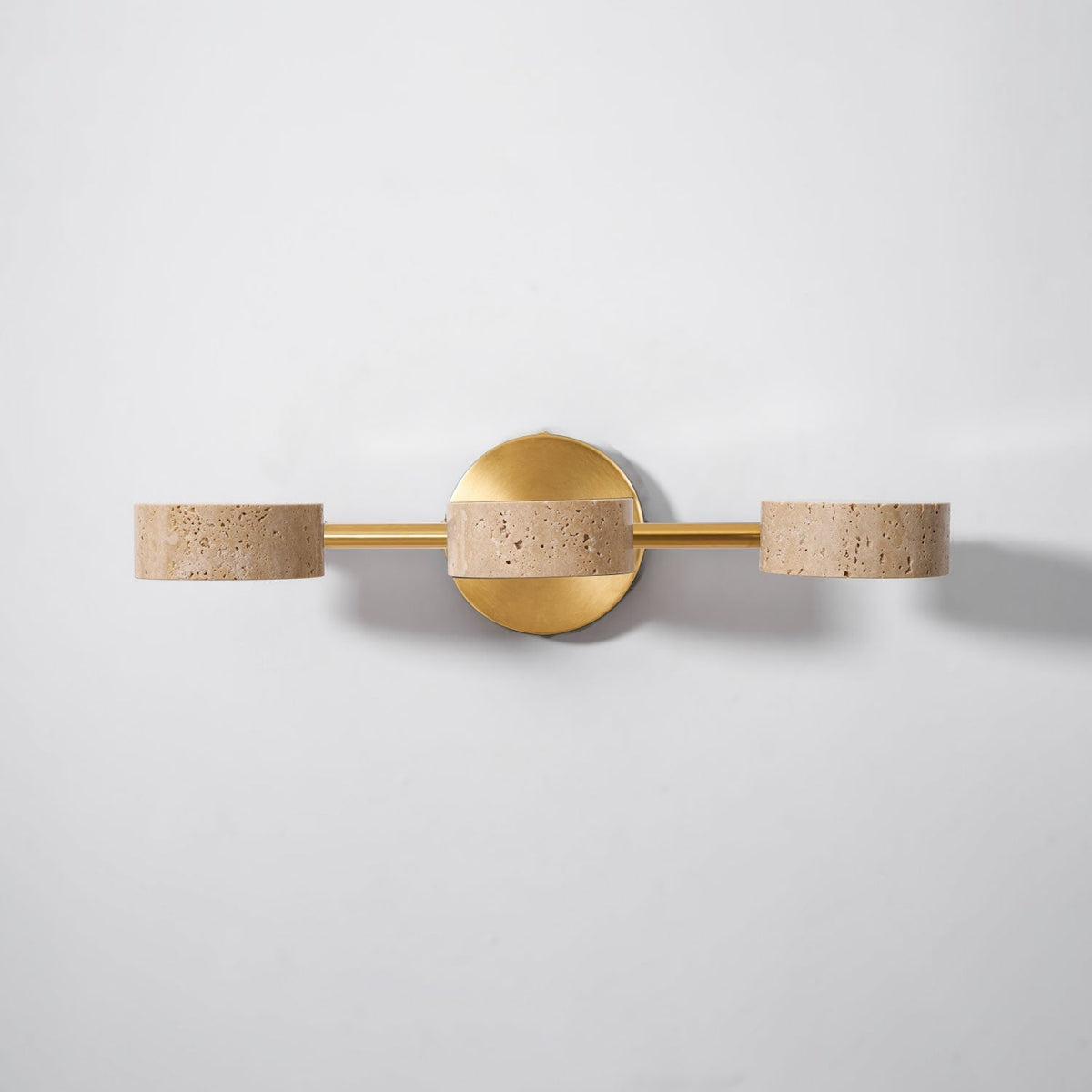 Ceshair Multi Head Travertine Vanity Light