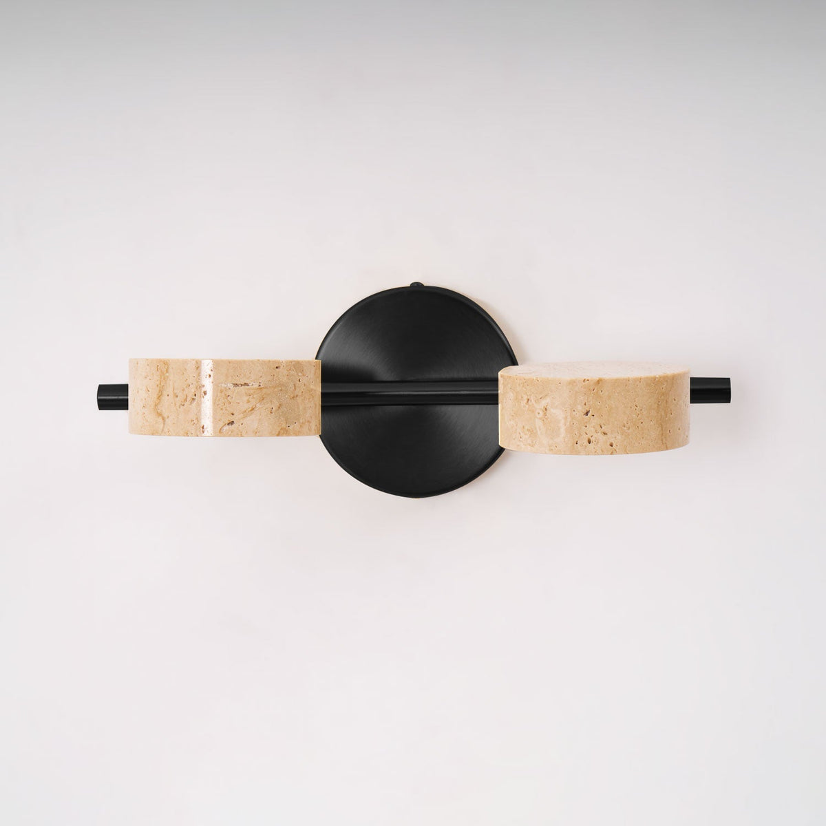Ceshair Multi Head Travertine Vanity Light