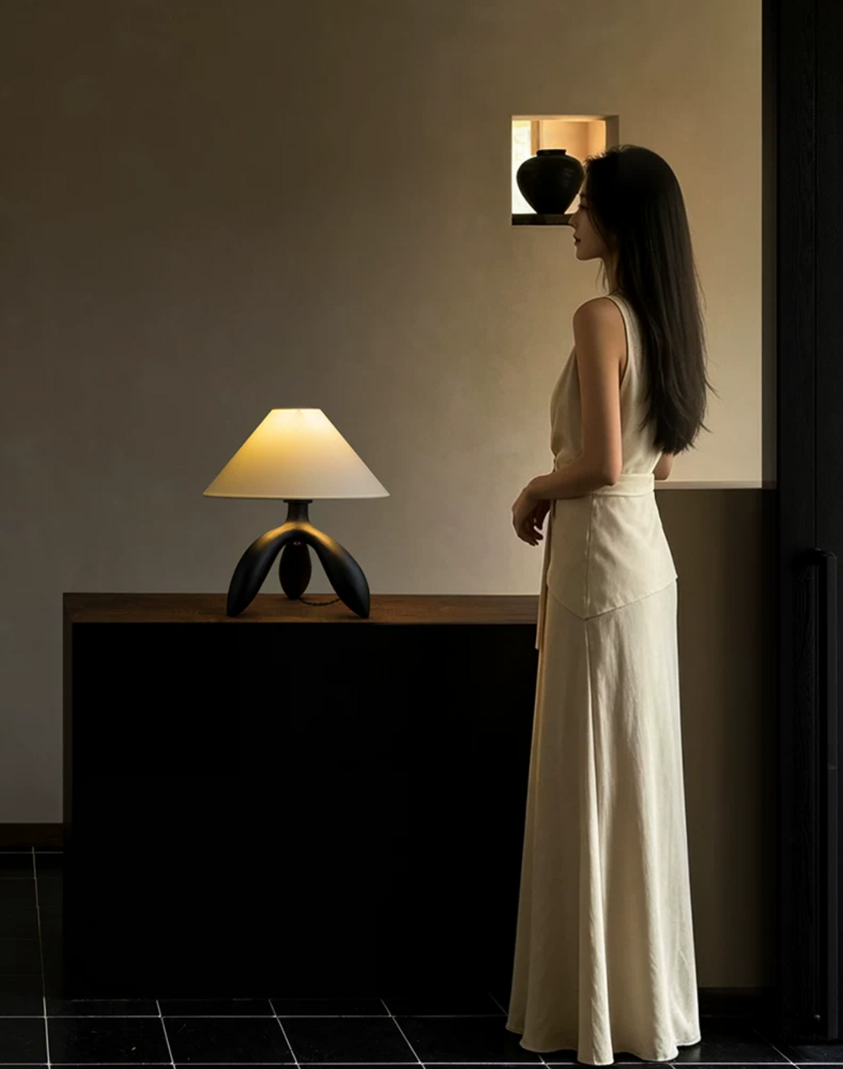 Vardencombe Wood Table Lamp
